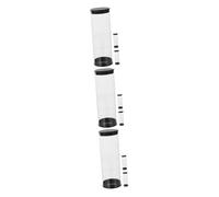 YARNOW 3 Ensembles Baril De Golf Seau De Golf Tube De Golf Balle De Tennis Balles De Golf Jeu Conteneur De Golf Étagère Machine De Tennis des Balles Black PVC 3 Pièces * 3