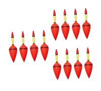 YARNOW 3 Ensembles Flotteur De Pêche en Mer Matériel De Pêche Flotteur S'arrête Lourd Hameçon Swimbait Appâts De Poisson pour La Pêche en Mer Accessoire Bouée Plastique Rouge 4 Pièces * 3