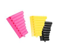 YARNOW 3 pièces à Pan Plastique pour Garçon Fille Instrument Musical à Tubes pour Initiation Musique et Éducation Précoce pour Maison Maternellejaune Noir Rose