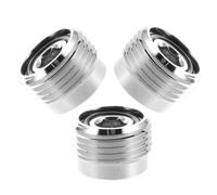 YARNOW 3 Pièces Adaptateur de Valve de Bouteille de Plongée Din Cuivre Argenté