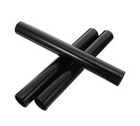 YARNOW 3 Pièces Bâton de Relais en Alliage D’Aluminium, Léger | Normes Internationales, Usage Équipe et Entraîneurs, Noir, Finition Lisse, Haute Visibilité