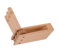 YARNOW 3 Pièces Bois avec Long Manche Instrument de Percussion pour Garçon Fille Fabriqué Bois de Haute Qualité pour Fêtes et Événements