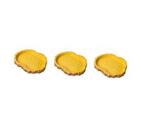 YARNOW 3 Pièces Bol de Nourriture pour Animaux de Compagnie Récipient Alimentaire pour Reptile Plat d'eau en résine Plat de Nourriture pour Reptiles Terrarium végétal Animal