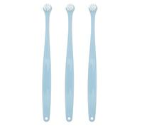 YARNOW 3 Pièces Brosse à Dents pour Petits Chiens et Chats Poils Doux et Tête Ronde Kit de Soin Dentaire avec Manche Long Brosse Douce pour Chiots et Chatons