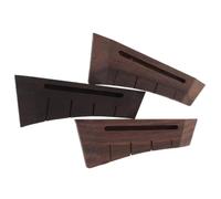 YARNOW 3 Pièces Chevalet de Ukulélé en Bois pour Ukulélé 4 Cordes, Installation Facile, Stabilité des Cordes, Résonance Améliorée, Pratique Quotidienne et Scène