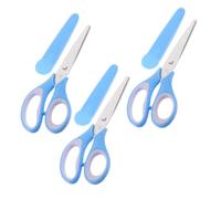 YARNOW 3 Pièces Ciseaux pour Garçon Fille de Ciseaux Acier Inoxydable Ergonomiques pour Artisanat Activités Manuelles Adaptés Aux Garçon Fille Ans