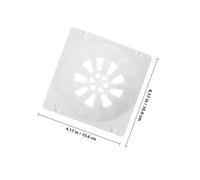 YARNOW 3 Pièces Couvercles de Nid Creux Plastique pour Incubateurs Doiseaux Accessoires Antirouille pour Cages Protection Respirante pour Pigeons Canaris et Petits Oiseaux