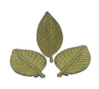 YARNOW 3 Pièces épingle à cheveux feuille verte coudre un patch feuilles barrettes pinces à cheveux femmes assorti clip frange Clip à cheveux de mode épingle à cheveux à la main en tissu