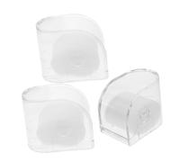 YARNOW 3 Pièces Étui de Montre Transparent malette Rangement Regarder Un Rack d'affichage présentoir à Bijoux