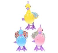 YARNOW 3 pièces Jouets à Remontoir Garçon Fille Jouets Horlogerie Animaux Colorés Accessoires Éducatifs pour Salle de Jeux