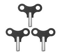 YARNOW 3 pièces Lot Clés de Remontage Métal pour Pendule Accessoires Horlogers Pratiques et Durables Clés Carrées pour Horloge Murale Bois