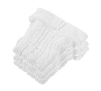 YARNOW 3 Pièces Lot de Couches Lavables Coton Blanc Né Culottes de Protection Ajustables Absorbantes et Réutilisables Couches pour Garçon Fille Garçon et Fille S