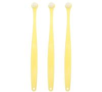 YARNOW 3 Pièces Pet Toothbrush Set For Small Dogs And Cats Soft Bristle Round Head For Gentle Puppy And Kitten Oral Care With Ergonomic Long Handle