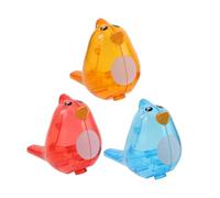 YARNOW 3 Pièces Sifflet Oiseau pour Garçon Fille de Jouets Musicaux Colorés Rouge Jaune Bleu Instrument de Musique Éducatif pour Développement Oral Amusement Aquatique et Partage Entre