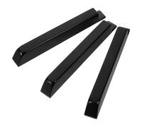YARNOW 3 Pièces Touches de Clavier de Piano de Remplacement, Touches Noires en Plastique, Finition Brillante, pour Piano, Maintenance et Enseignement