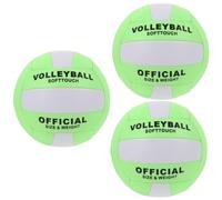 YARNOW 3 Pièces Volley-Ball Doux Filet Ballon de Volley-Ball en Salle Portion des balles Ballon de Sport Ballon de Volleyball Ballon d'entraînement intérieur Souple Beach-Volley PVC