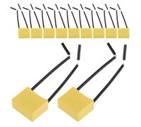 YARNOW 30 condensateurs de sécurité électrique de 0,22 µF avec fil et boîtier pour les méthodes de test de résistance d'isolement et les propriétés des matériaux diélectriques