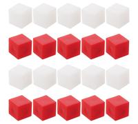 YARNOW 30 Pièces Blocs de Comptage Cubes Mathématiques 1cm, en Plastique | Apprentissage Stem Précoce, Surface Lisse, pour t École à Maison, Garçon Fille Préscolaires et Élémentaires