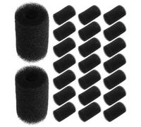YARNOW 30 Pièces Éponge Filtrante pour Aquarium, Rouleau D’éponge de Préfiltration Noir, Accessoire de Filtre en Mousse, Installation Facile, Protection Complète pour Fish Tank