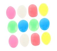 YARNOW 30 pièces Glow in The Dark Pebbles Large Luminous Stones Resin Aquarium Stone Decor for Garden Path Patio Bonsai Fish Tank