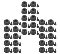 YARNOW 30 Pièces Patins de Boîtier PC Noirs, Antidérapants, à Enfoncer