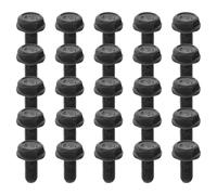 YARNOW 30 Vis de Fixation pour Manivelle de Vélo Électrique et VTT, en Fer Noir, à Cône Carré, Pack 30 Pièces - Écrou de Roue, Boulons Centraux Compatibles pour Réparation