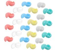 YARNOW 30pièces De Distributeur Plastique Transparentes Rondes Vides pour Contenir des Bonbons des Mini-Jouets des Papiers De Prix Adaptées Aux Recharges De Distributeurs Automatiques Et