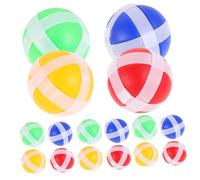 YARNOW 32 Pièces Sticky Ball Toy Set for Hook and Loop Replacement Balls for Dart Board Games Soft Plastic Throwing Toys