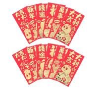 YARNOW 36 Pièces Envelopes For Lunar Year Snake Year Traditional Chinese Packets Bright Decorations Set For Festival Celebration