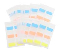 YARNOW 360 Pièces Étiquettes de Marque-page Autocollantes en Plastique Colorées, Faciles à Utiliser pour Bureau et Usage Quotidien, Notes Mémo Pratiques et Légères