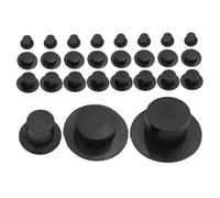 YARNOW 36Pièces Mini Chapeaux Hauts Plastique pour Artisanat Chapeaux pour Décoration de Fête et Projets DIY Accessoires Élégants pour Noël