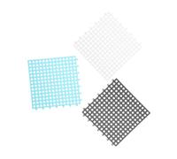 YARNOW 3pièces Tapis De Sol pour Cage à Lapin Repose Cochon Rat Chinchilla Tapis Perforé Et Réutilisable