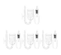 YARNOW 4 Ensembles Raffineur D'aquarium Para Chauffage Filtres D'aquarium Souper Thermostat Aquatique Fontaine Chauffe-Aquarium Thermomètres pour Aquarium Néon Air Un Verre Transparent