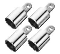 YARNOW 4 Pièces Accessoires D'accastillage Marin en Acier Inoxydable pour Toit Bimini de Bateau, Capuchons de Raccords 25mm, Faciles à Installer, Économiseurs D'espace, Adaptés pour