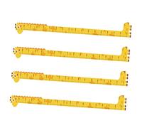 YARNOW 4 Pièces Autocollants Muraux de pour Garçon Fille Mesure de Hauteur Auto Adhésive Décoration de Chambre Garçon Fille avec Motif de pour Salon et Chambre à Coucher