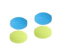 YARNOW 4 Pièces Balles Caoutchouc pour Chien Jouets à Mâcher Sûrs et Portables Balles de Dressage pour Chiots Petits Chiens Jouets Interactifs pour Jeu Indépendant et Renforcement Mental