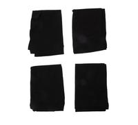 YARNOW 4 pièces Bandeau Coton Mercerisé Unisexe Chapeau Tube Élastique Dreadlock Multifonction Foulard Serre-tête Confortable et Extensible