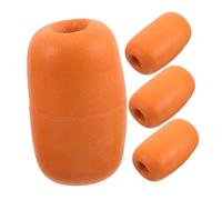 YARNOW 4 Pièces Bouées de Flotteur PVC pour Équipement de Flottantes pour Aquaculture de Signalisation pour Truite Eau Douce et Couleur Vive Compatible avec Cages à Poissons