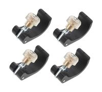 YARNOW 4 Pièces Clips pour Bâtons de Randonnée Accessoires de Camping Pince Externe Durable Compatible avec Bâtons de Trekking Montagne