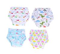 YARNOW 4 Pièces Culottes Entraînement pour Garçon Fille Couches Culottes pour Apprentissage avec Amusants