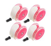 YARNOW 4 Pièces de Poussette Silencieuses et Amovibles Pivotantes Durables et Résistantes à Abrasion Installation Rapide Sans Outils Accessoires de Remplacement pour Devant et Derrière