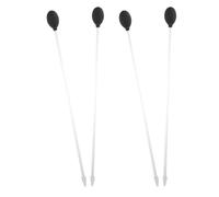 YARNOW 4 Pièces Distributeur Automatique Transparent en Acrylique pour Nourrir Les Coraux et Poissons Aquarium, Accessoire Pratique pour Nettoyage du Bac à Poissons