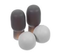 YARNOW 4 Pièces Embouts pour Baguettes de Batterie Silicone Lot Bruit pour Pratique Discrète Protection Baguette Accessoire Entraînement Tambour