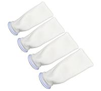 YARNOW 4 Pièces Filtre pour Aquarium Pompe à Eau Submersible Vérification du Filtre à Puits Éponge Chaussettes Filtrantes pour Aquarium Usine De Crépine De Peinture Coton Blanche