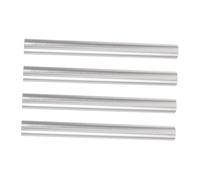 YARNOW 4 Pièces Kit de Tubes de Réparation Alliage Aluminium pour Arceaux de Tente et Portables pour Remplacement et Fixation Sécurisée des Poteaux de Tente