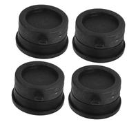 YARNOW 4 Pièces Meule Pierre Miniature Réaliste pour Fontaine de Jardin Simulacre Eau Plastique Accessoires de Décoration pour Bassin et Aquarium