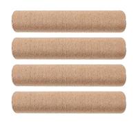 YARNOW 4 Pièces Poteau de Remplacement en Sisal Naturel pour Arbre à Chat, Design DIY Facile à Fixer, Style Sol-Plafond pour Structures d'escalade et Centres de Divertissement pour Chats
