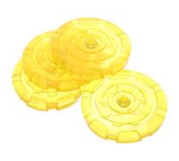 YARNOW 4 pièces Set de Tampons Caoutchouc Circulaires pour Cric Hydraulique Pads Stabilisateurs Robustes et Polyvalents pour Levage et Support de Véhicules Accessoires Garage et Atelier