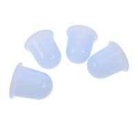 YARNOW 4 pièces Set de Ventouses de Massage Silicone Doux Anti-cupping Ventouses pour Massage Corporel des Tensions Musculaires Adapté Aux Débutants et Usage Familial