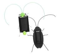 YARNOW 4 pièces Solaire Insecte Simulation Éducatif pour Solaire sans Pile Apprentissage Ludique des Insectes sous Soleil Intense